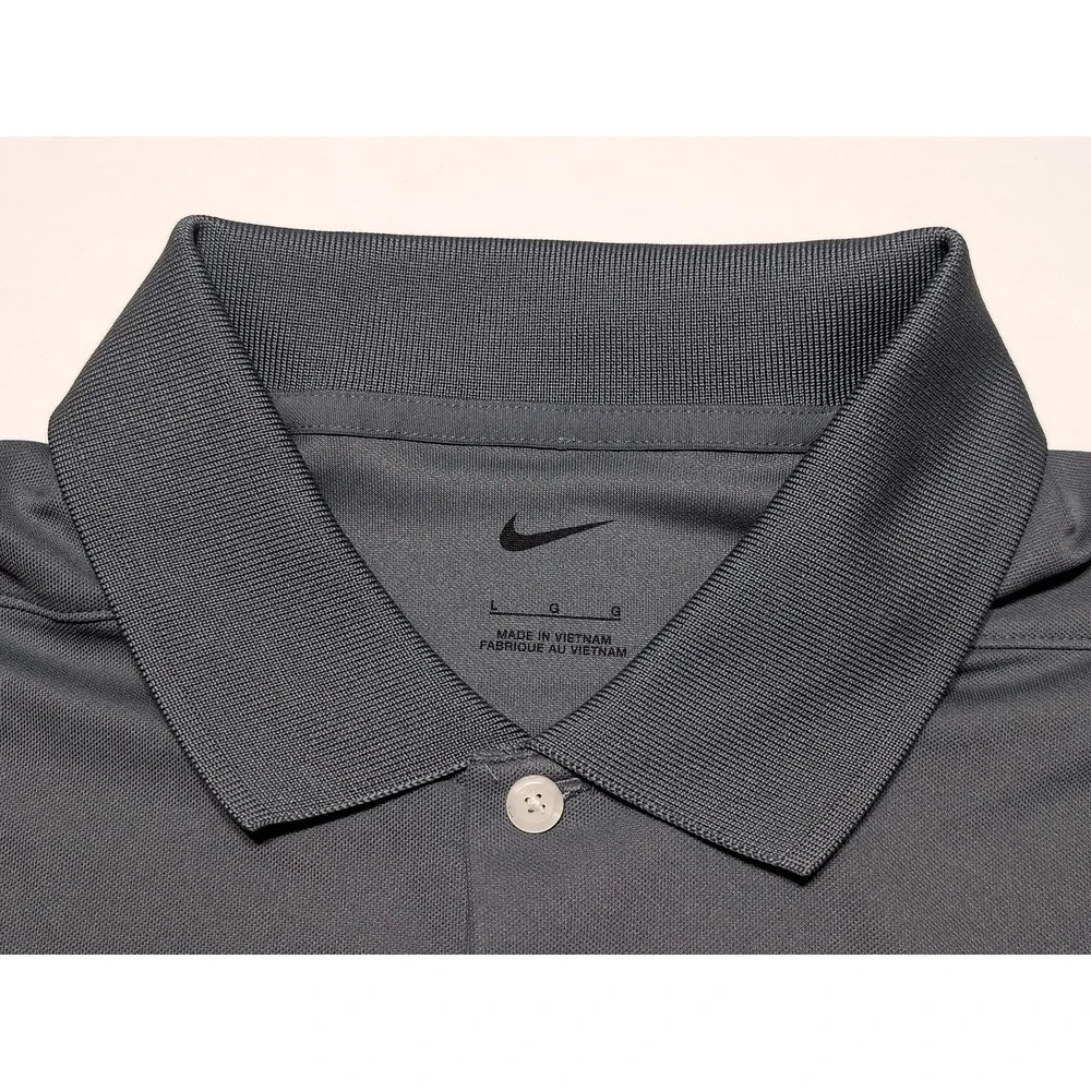 NIKE UCF Knights The Kingdom Polo Shirt Gray Men's Large L ~ New